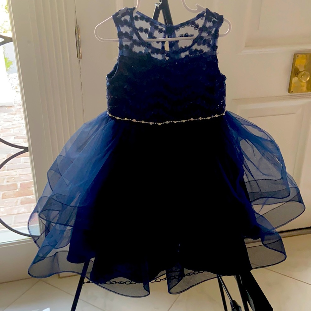 Navy Blue Rare Edition Party Dress